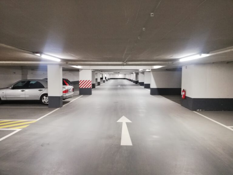 Innenplatz in der Tiefgarage